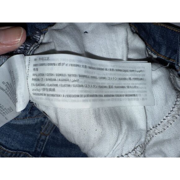 Abercrombie & Fitch Ankle Straight Ultra High Rise Jeans Curve Love 30/10 Long - Picture 14 of 14
